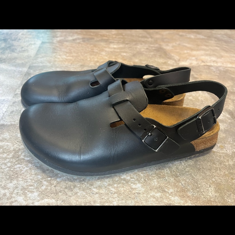 Birkenstock Tokio Clog heel strap black 40 size 9